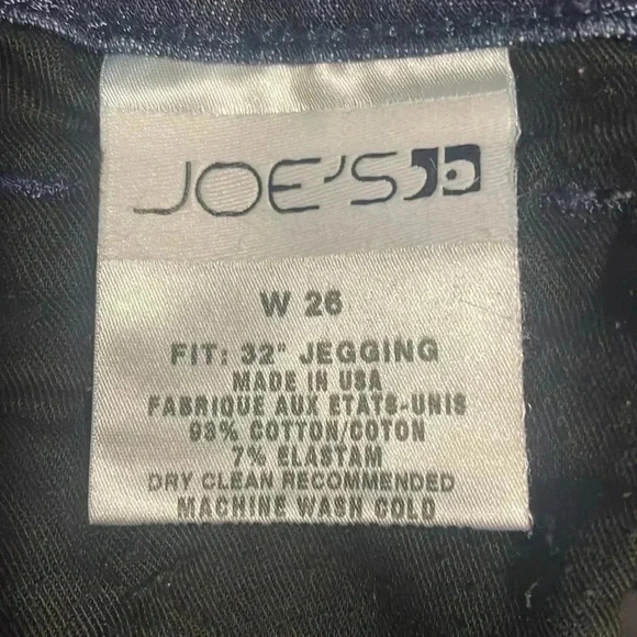 Joes Jeans indigo rinse lightweight 5 pocket  skinny jegging denim jeans 26 - Picture 5 of 5